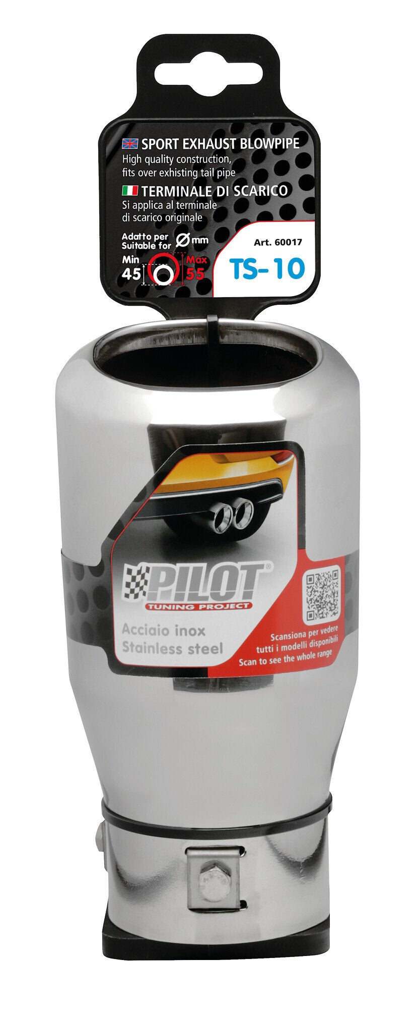 Pilot Terminale di scarico auto Taglio Diritto TS-10