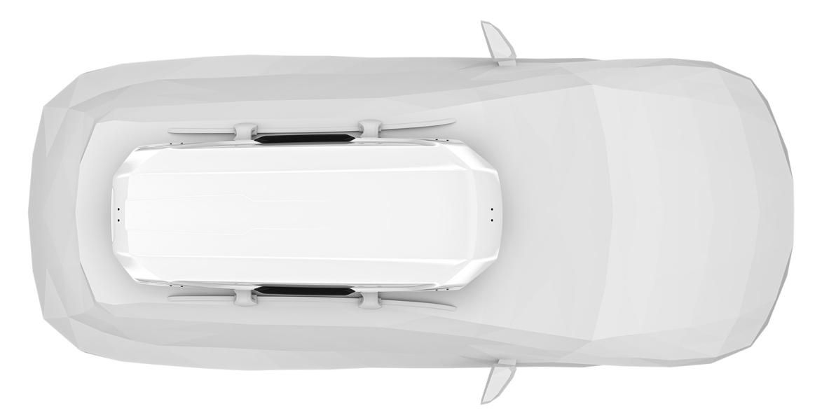 Cofre de techo Thule MOTION 3 XL BLANCO 
