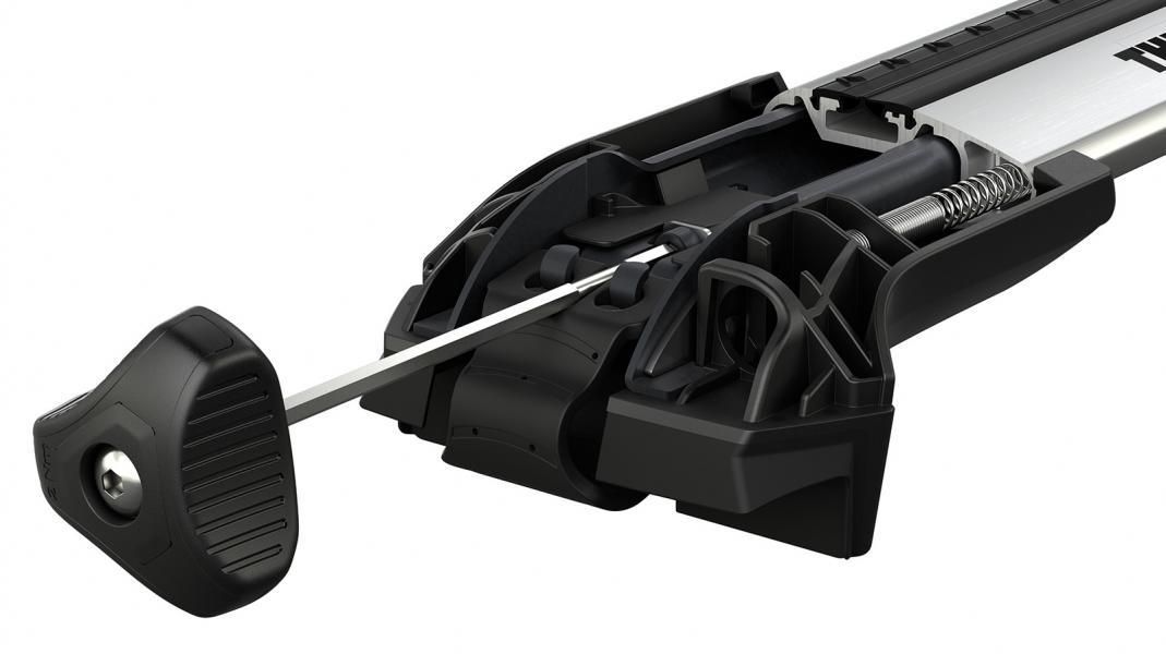 Thule Set mit 4 erhöhten Kantenschienen für Dachträger 7204