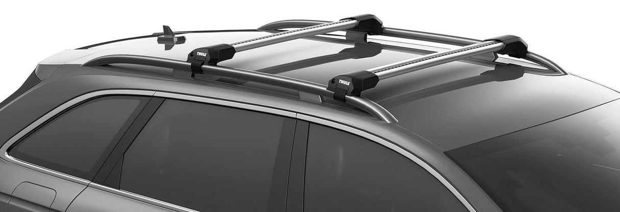 Thule Set mit 4 erhöhten Kantenschienen für Dachträger 7204