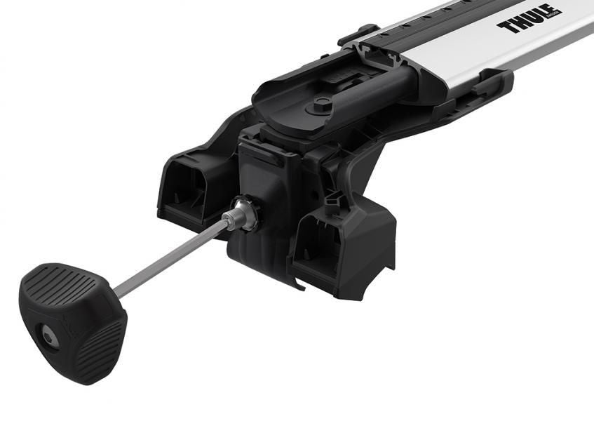 Thule 7206 Satz mit 4 Edge Flush Rail Füßen für Dachgepäckträger