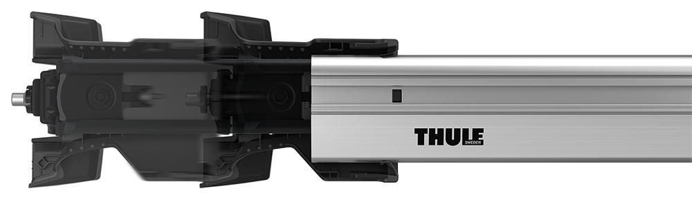 Barra de techo Thule 721300 WingBar Edge 86 cm plateada