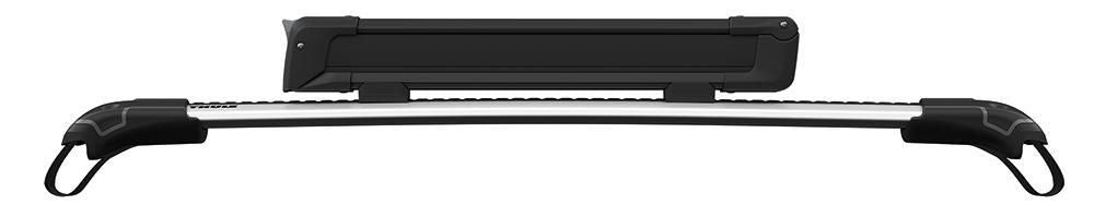 Portaesquís de techo Thule SnowPack para 4 pares, color negro