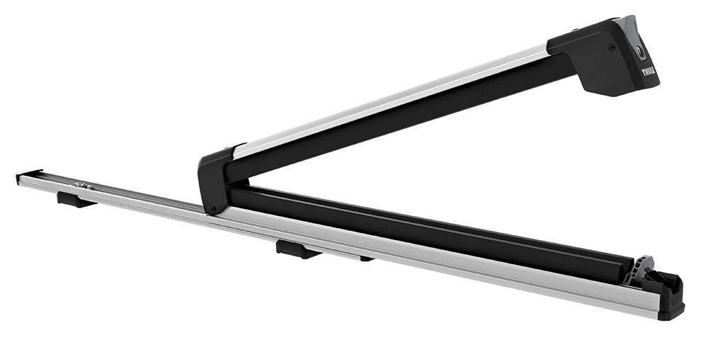 Thule SnowPack Extender 5 Pair Roof Ski Carrier Silver