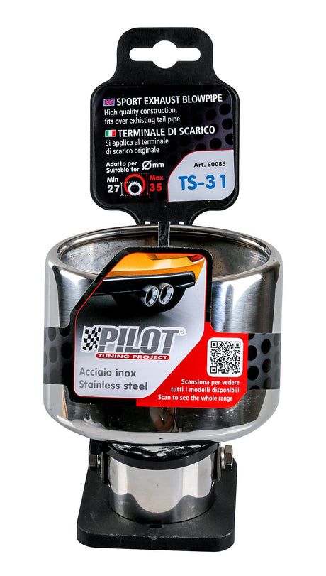 Pilot Terminale di scarico auto Gomito TS-31
