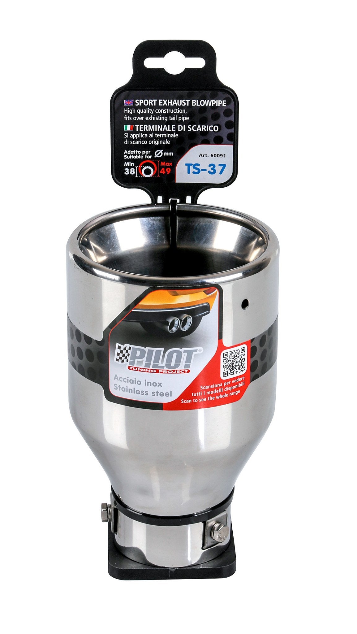 Pilot Terminale di scarico auto Taglio Diritto TS-37