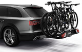 Portabicicletas Thule 939000 VeloSpace XT para 3 bicicletas con barra de remolque de 13 pines