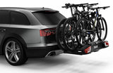 Thule 939001 VeloSpace XT Fahrradträger für 3 Fahrräder zur Anhängerkupplung, 13-polig, schwarz