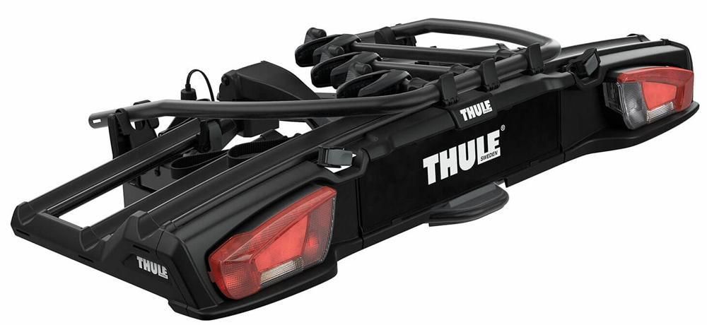 Thule 939001 VeloSpace XT 3-bike towbar bike carrier, 13-pin, black
