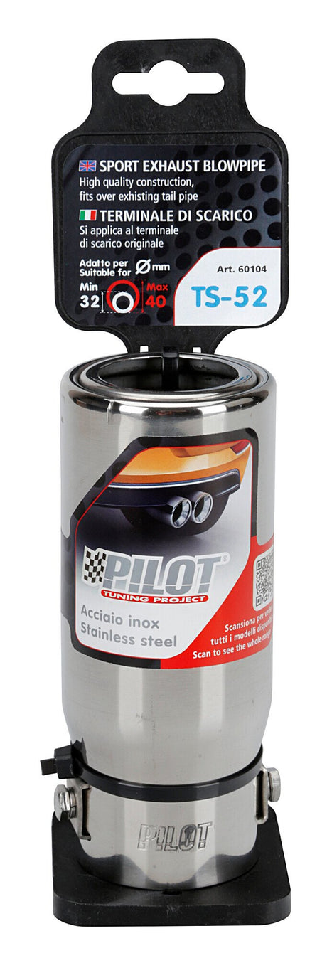 Pilot Terminale di scarico auto Taglio Diritto TS-52