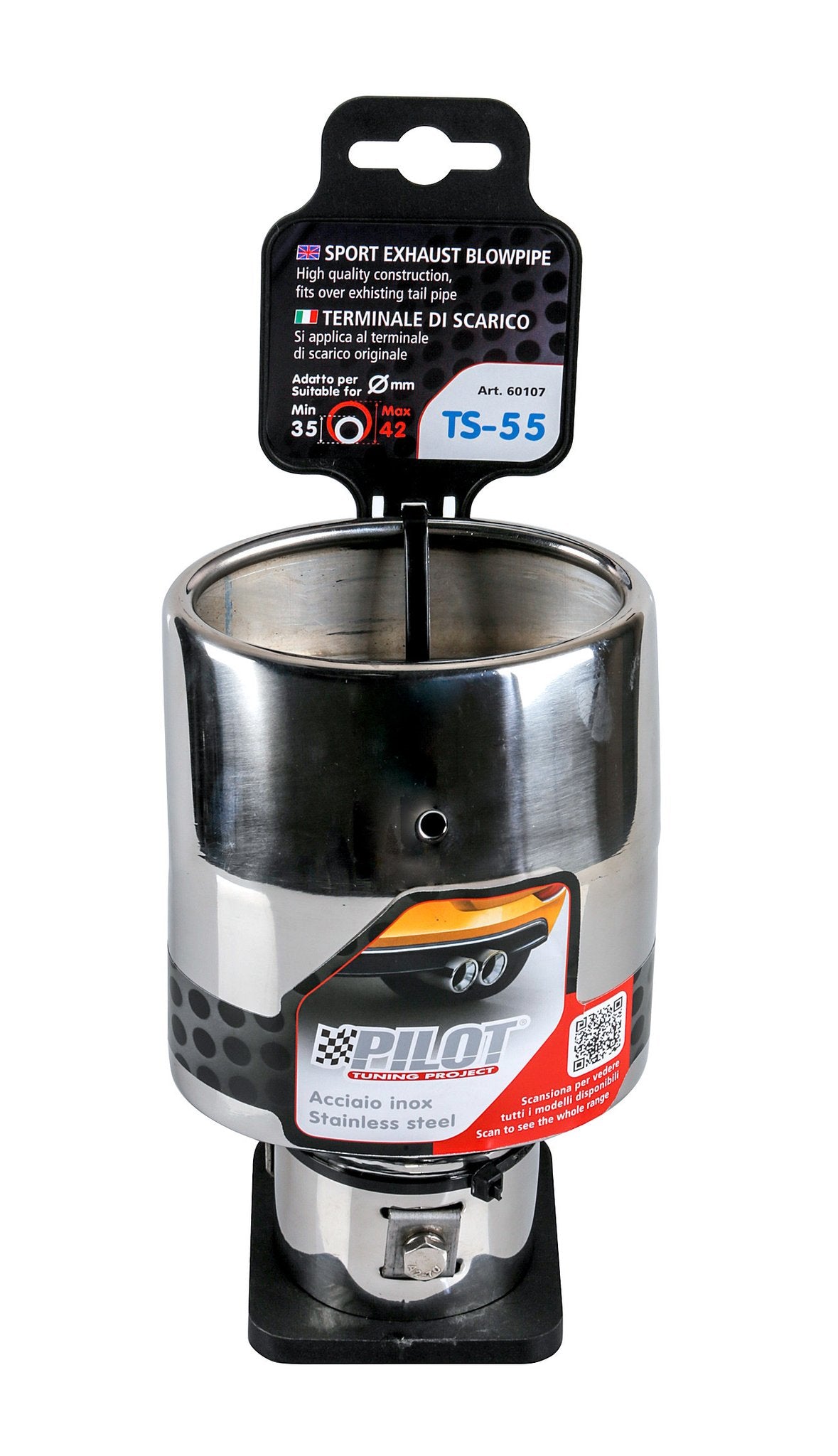 Pilot Terminale di scarico auto Gomito TS-55