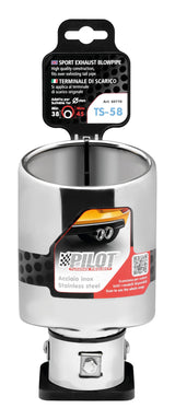 Pilot Terminale di scarico auto Taglio Diagonale TS-58