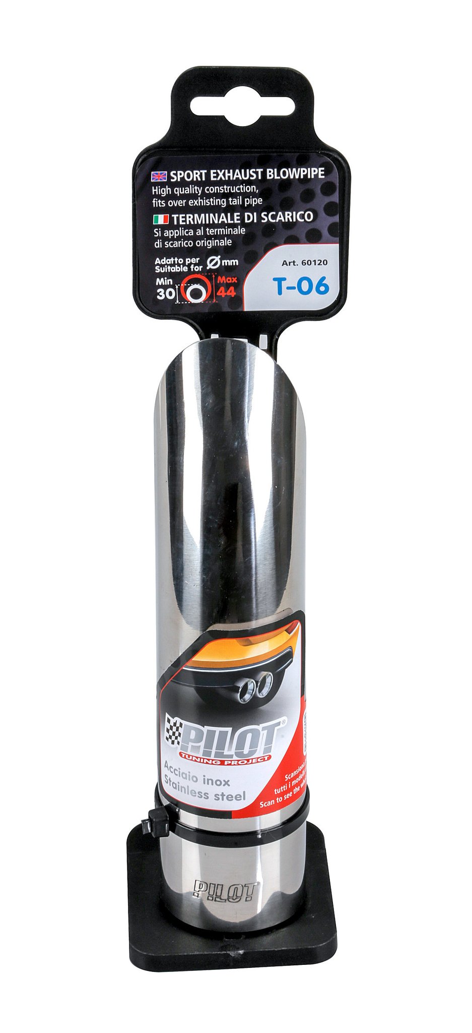 Pilot Terminale di scarico auto Curvi T-06