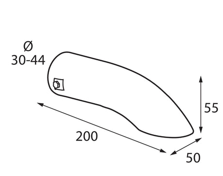 Pilot Terminale di scarico auto Curvi T-06