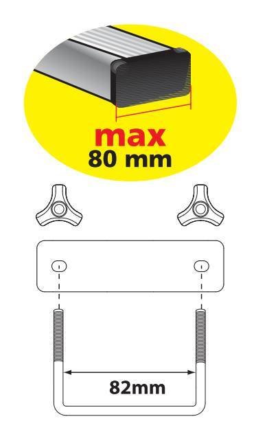 Lampa Grand-Prix, box tetto in polipropilene, 320 litri - Nero Carbon 60132