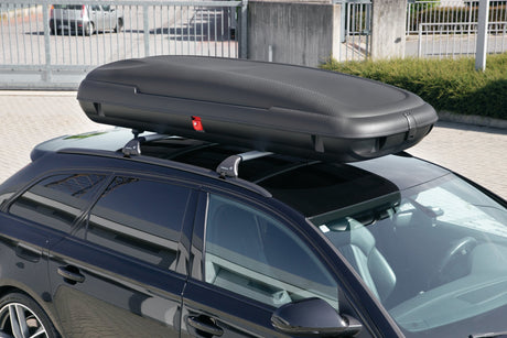 Lampa Grand-Prix, box tetto in polipropilene, 480 litri - Nero Carbon 60133