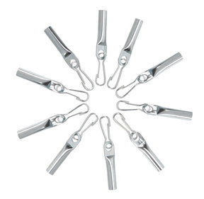 Lampa Set 10 terminali di chiusura con moschettone per corde -  8 mm 60254
