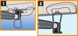 Lampa Barra appendi abiti estensibile 60396
