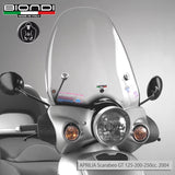 Biondi Club Parabrezza Trasparente Aprilia Scarabeo GT 125/200/250 cc. 2004-2007