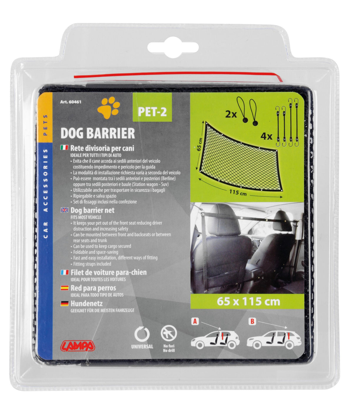 Lampa Pet-2, rete divisoria per cani 60461