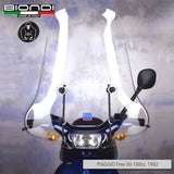 Biondi Parabrezza Club Piaggio Free 50/100 cc 1992-2002 con Kit Attacchi