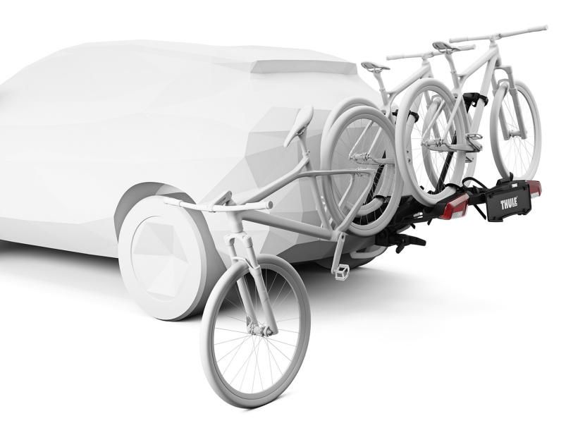 Portabicicletas Thule Outpace 3 Bike de 13 pines para montaje en barra de remolque