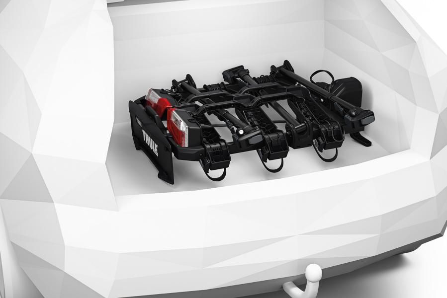 Portabicicletas Thule Outpace 3 Bike de 13 pines para montaje en barra de remolque