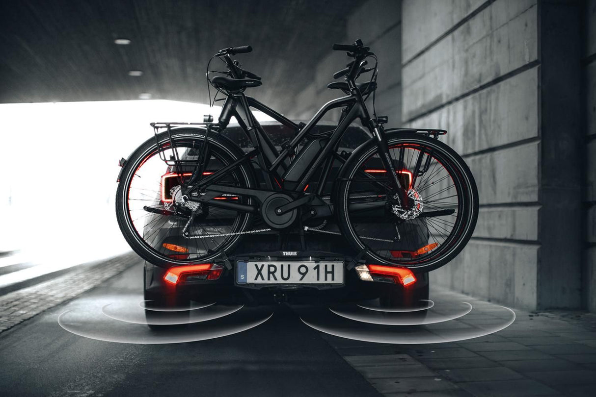Thule Epos 9802  Portabici da Gancio Traino per 2 Bici con ParkSecure