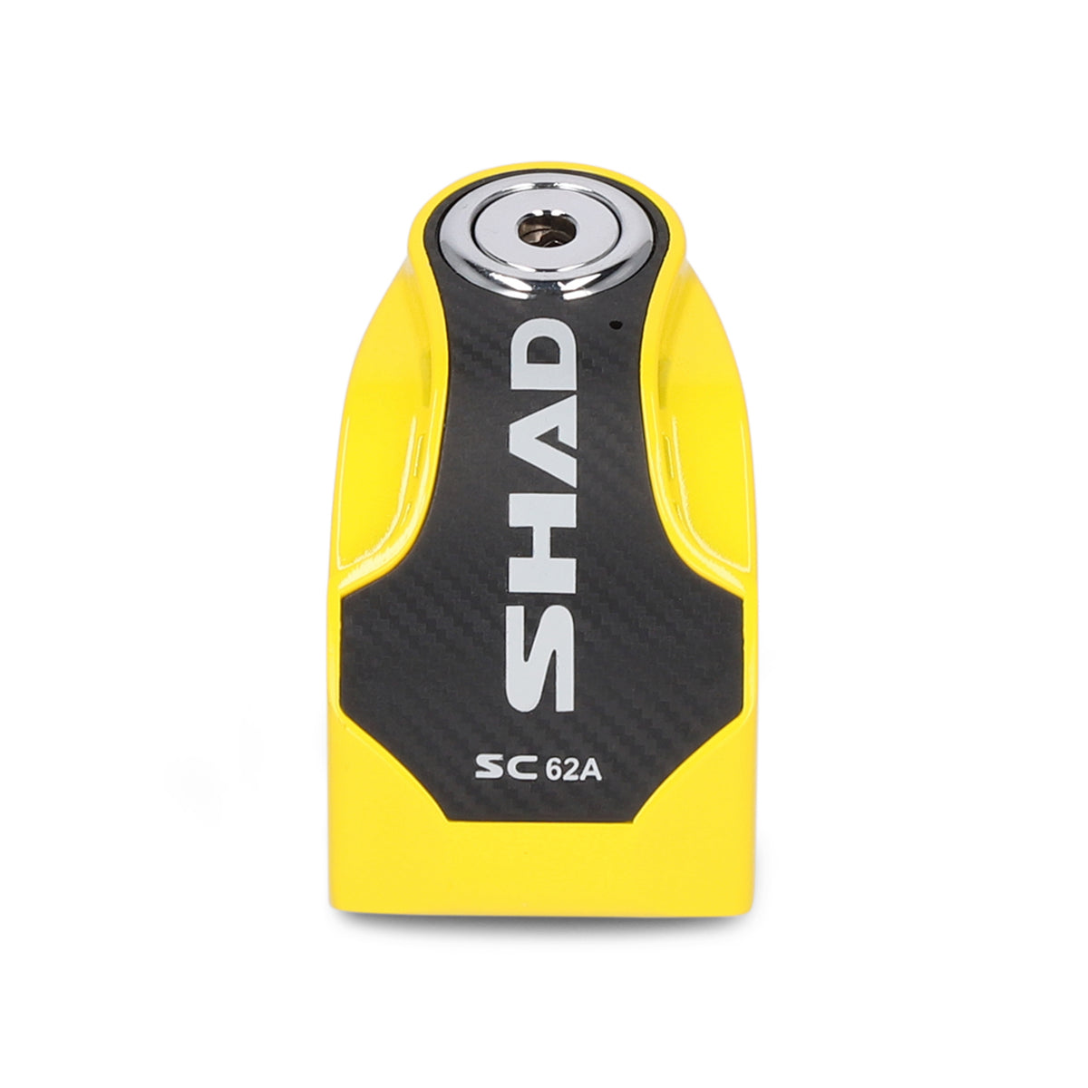 Shad SC62A Bremsscheibenschloss mit 120-dB-Alarm – Gelb und Schwarz