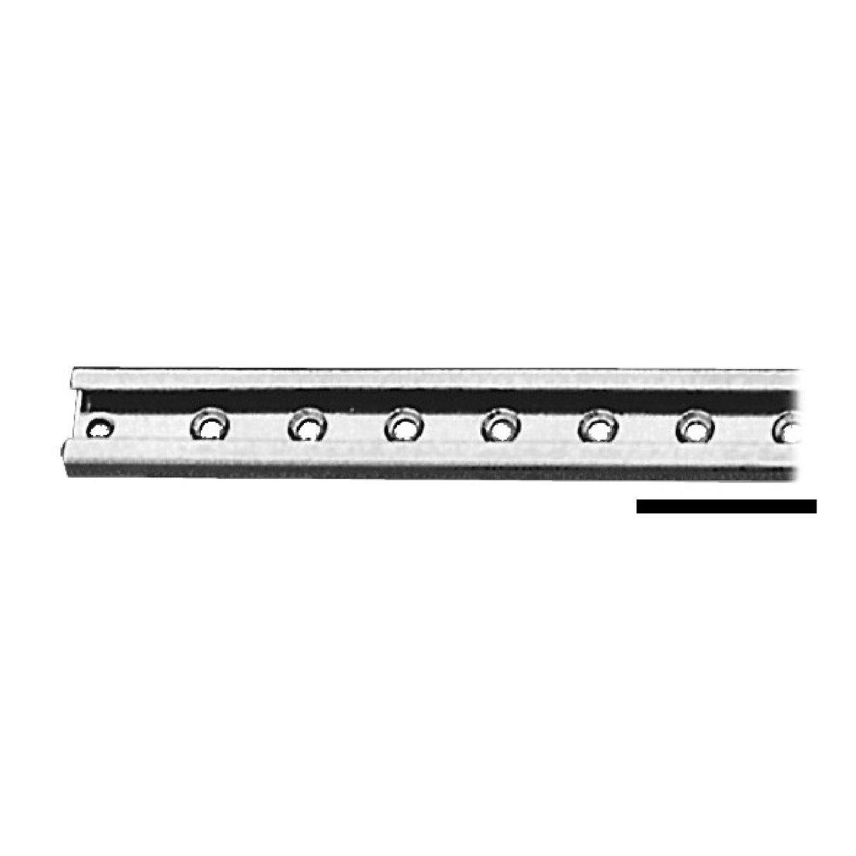 Viadana Edelstahl-Schiene für Gleiter 1 m