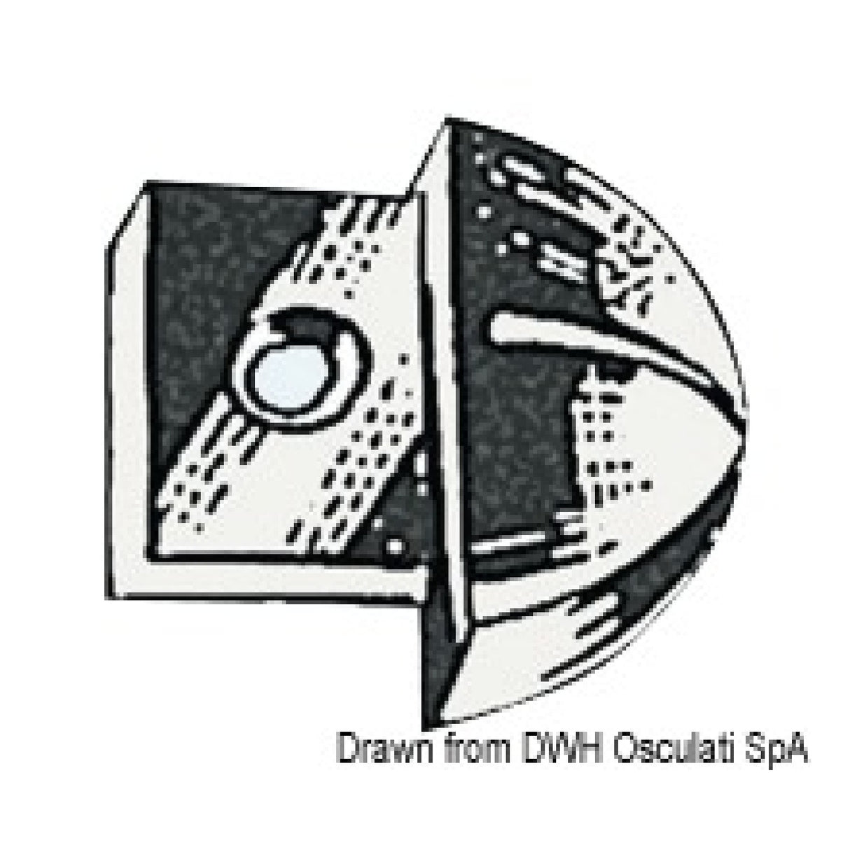 Terminal de nailon Viadana para ferrocarril