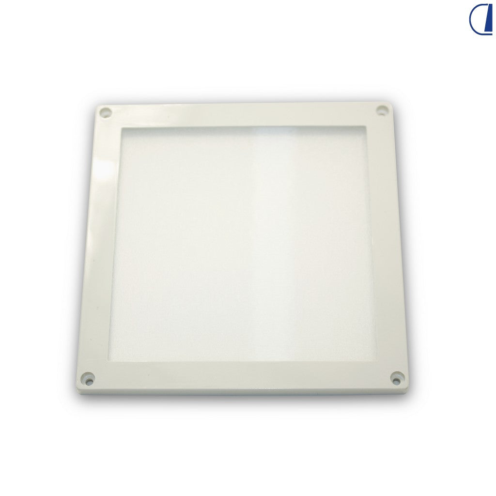 Plafoniera LED quadrata ultrasottile 10x10 cm montaggio a giorno