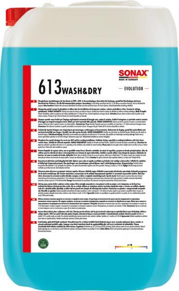 Sonax Shampoo con essicatore per asciugatura 25L
