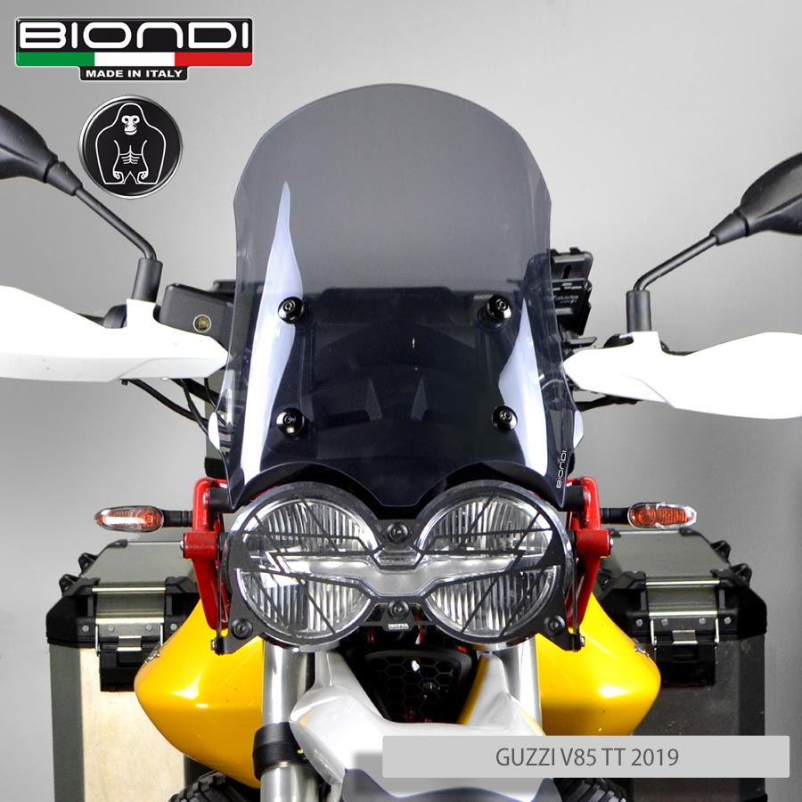 Biondi Cupolino Alto Fumé Linea Gust - Moto Guzzi V85 TT 2019-2024