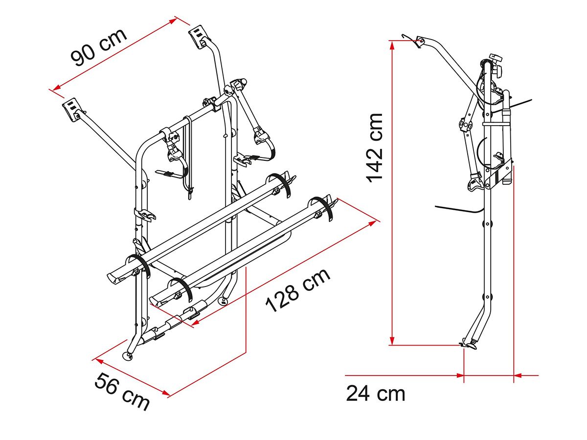 Fiamma Carry-Bike Van &amp; Van VW T5 Black 02094-17A 02094-17A 