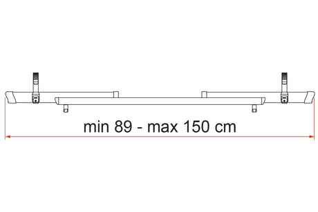Canalina Rail Quick C - Red Fiamma 98656-368