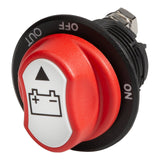 Interruttore di separazione batteria da incasso 100 A foro Ø 26 mm