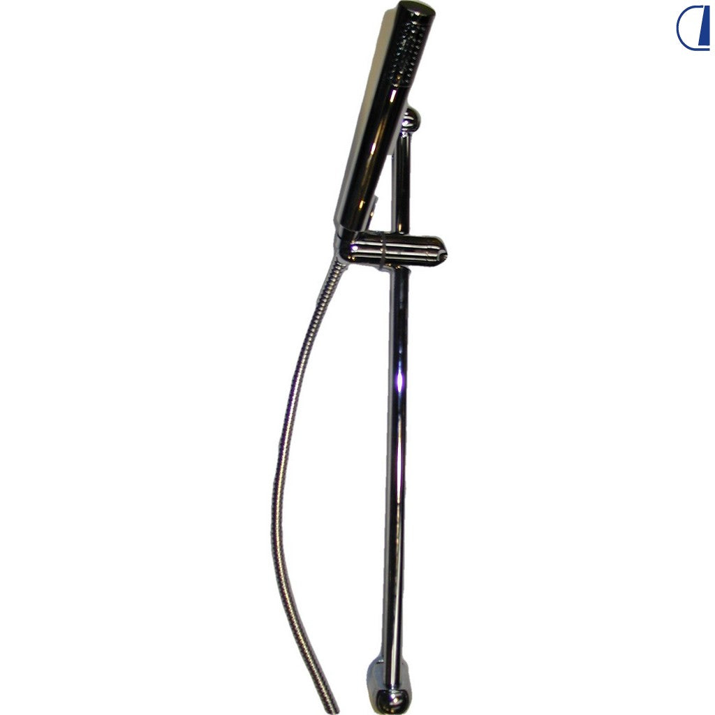 Di-Tec Kit saliscendi cromato anticalcare con doccia cilindrica 60 cm