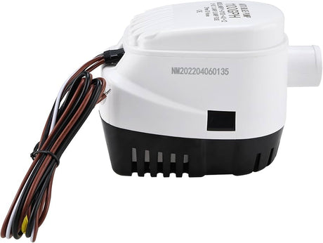 Pompa di Sentina Automatica, 12V Barca Pompa di Sentina con Galleggiante, 750GPH - AmerigoStore