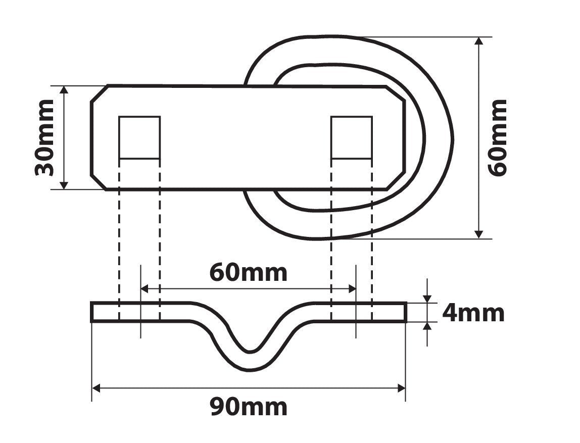 G-3 Lampe, Befestigungsringe, 2 Stück 97702
