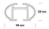 Barras de techo Fabbri ALU VIVA 4 135 6201503