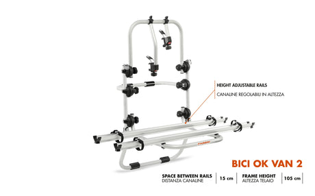 Fabbri Portabici Da Portellone Auto BICI OK 3 VAN 6201811