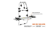 Fabbri Portabici Da Portellone Auto BICI OK 3 MTB VAN 6201816