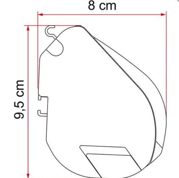 Panel lateral derecho Fiamma F35pro y W35 98655-489