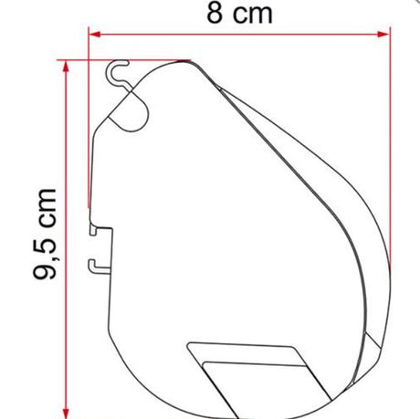 Fiamma Spalletta mobile destro F35pro e W35 98655-489