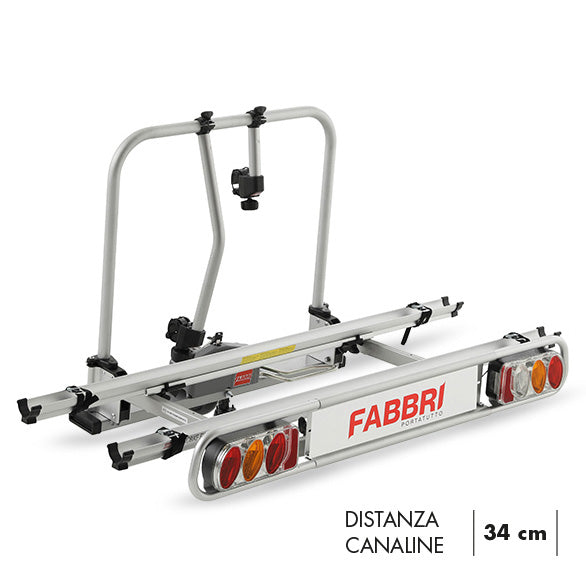 Fabbri Elektrobike Exclusive Deluxe Anhängerkupplungs-Fahrradträger - 2 E-Bikes 60kg 6201981