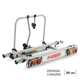Fabbri Elektrobike Exclusive Deluxe Anhängerkupplungs-Fahrradträger - 2 E-Bikes 60kg 6201981