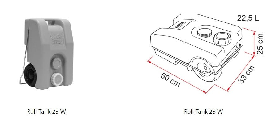 Fiamma Roll Tank 23W 02428A01-