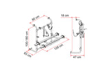 Portabicicletas universal Fiamma 02093A76A para caravanas Carry-Bike
