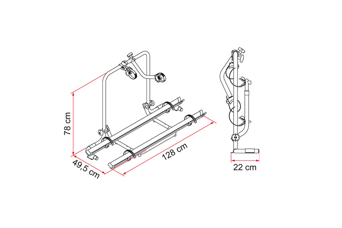 Portabici Garage Plus Fiamma 02093A78A